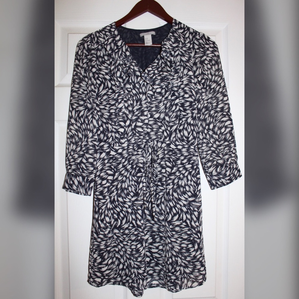 H&M mini ruffle dress
